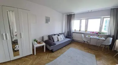 Część wypoczynkowa w obiekcie Apartament Chmielna