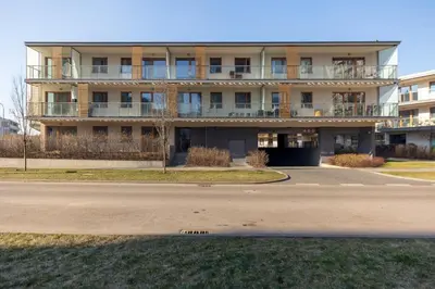 Budynek, w którym mieści się apartament