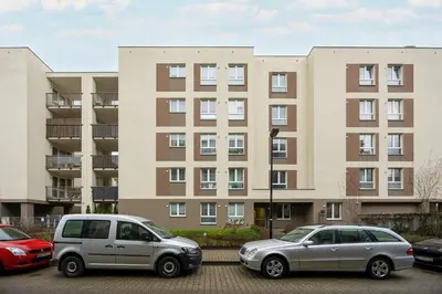 Budynek, w którym mieści się apartament