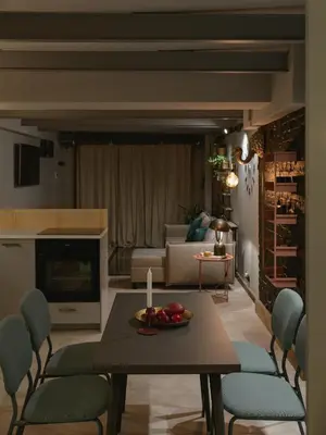 Część wypoczynkowa w obiekcie City Garage Apartment - Lwowska 9