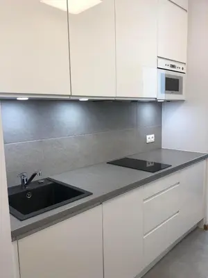 Kuchnia lub aneks kuchenny w obiekcie Apartamenty Aleje Jerozolimskie