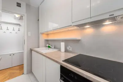 Kuchnia lub aneks kuchenny w obiekcie Apartament Emilii Plater by Your Freedom