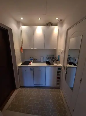Kuchnia lub aneks kuchenny w obiekcie Apartament Waszyngtona