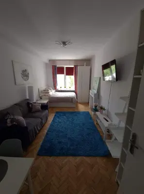 Telewizja i/lub zestaw kina domowego w obiekcie Apartament Waszyngtona