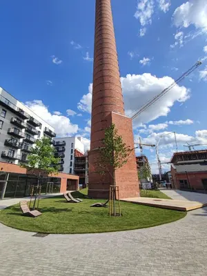 Budynek, w którym mieści się apartament