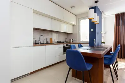 Kuchnia lub aneks kuchenny w obiekcie Family Apartment Saska Kępa by Noclegi Renters