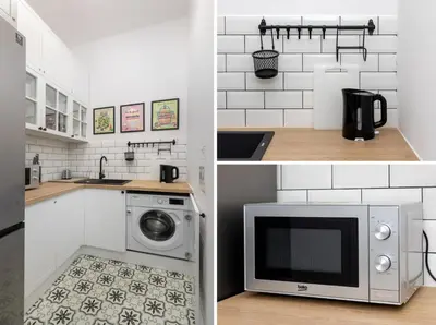 Kuchnia lub aneks kuchenny w obiekcie Lwowska 9 - Intimate & Comfortable Studio by Noclegi Renters
