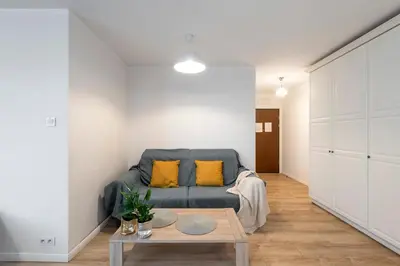 Część wypoczynkowa w obiekcie Waw Apartamenty Manhattan