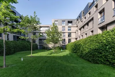Ogród w obiekcie Waw Apartamenty Wilanów Sarmacka