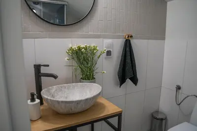 Łazienka w obiekcie Moon Apartments Warszawa