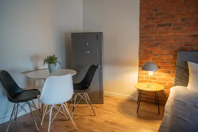 Część wypoczynkowa w obiekcie Moon Apartments Warszawa