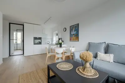 Część wypoczynkowa w obiekcie Luxurious 3BR APT Center