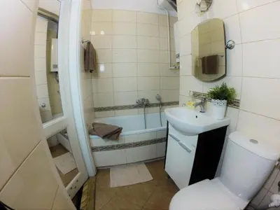 Łazienka w obiekcie Apartamenty - MI OLD TOWN ŚWIĘTOJAŃSKA