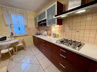 Kuchnia lub aneks kuchenny w obiekcie New HALA WiFi 70’TV Netflix HBO Max AppletTV+