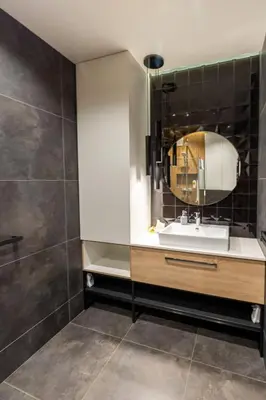 Łazienka w obiekcie VIP Apart Bielany przy metrze