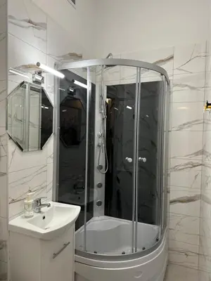 Łazienka w obiekcie Centrum Apartamenty