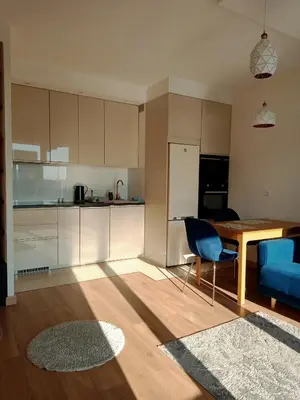 Kuchnia lub aneks kuchenny w obiekcie Aura Sky Ostrobramska Prestige