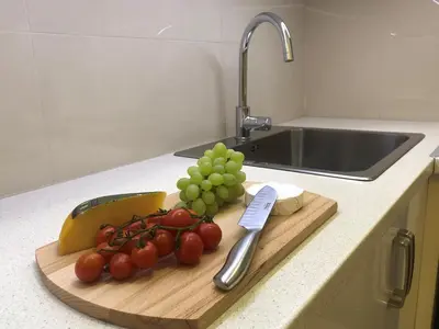 Kuchnia lub aneks kuchenny w obiekcie Apartament luster i obrazów