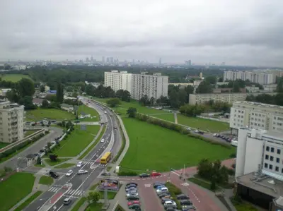 Widok z lotu ptaka na obiekt Studio 7