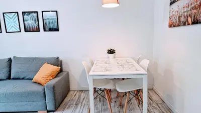 Część wypoczynkowa w obiekcie Krolewska Centrum apartament 4X