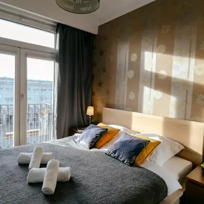 Plac Konstytucji 6 Orange - Apartament dla 4 osób - Bezpłatny parking - Free parking - piękny widok na panoramę Warszawy