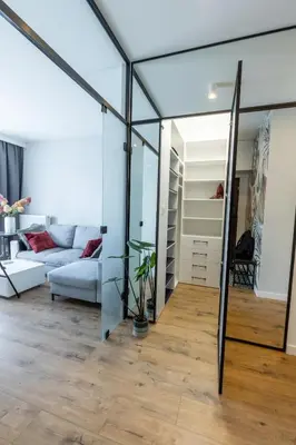 Część wypoczynkowa w obiekcie Home Apartament Metro Młociny 97