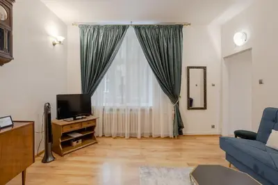 Telewizja i/lub zestaw kina domowego w obiekcie Time Apartment