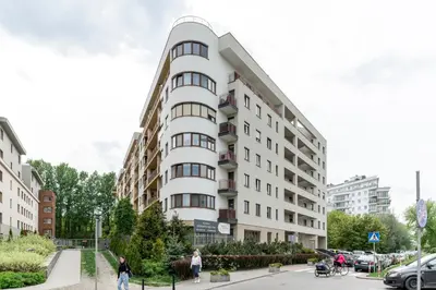 Budynek, w którym mieści się hostel