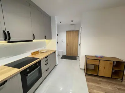 Kuchnia lub aneks kuchenny w obiekcie NEWPORT Industrial Apartment