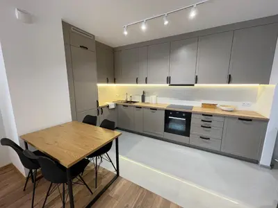 Kuchnia lub aneks kuchenny w obiekcie NEWPORT Industrial Apartment