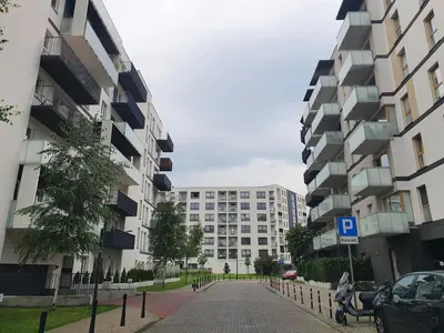 Budynek, w którym mieści się apartament