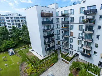 Budynek, w którym mieści się apartament