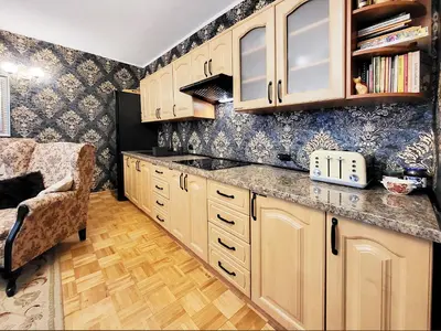 Kuchnia lub aneks kuchenny w obiekcie HUSARSKA 60