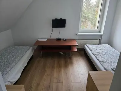 Łóżko lub łóżka w pokoju w obiekcie Marymont