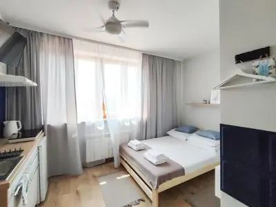 Łóżko lub łóżka w pokoju w obiekcie Apart Rooms & Apart Hostel S8
