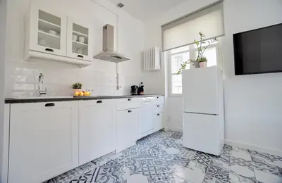 Kuchnia lub aneks kuchenny w obiekcie Warsaw Premium Apartments CASTLE OLD TOWN