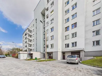 Budynek, w którym mieści się apartament