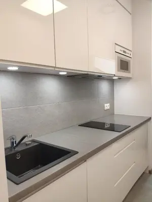 Kuchnia lub aneks kuchenny w obiekcie Apartamenty Aleje Jerozolimskie