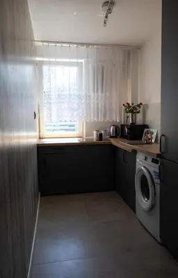 Kuchnia lub aneks kuchenny w obiekcie Apartament Wika