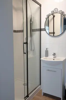 Łazienka w obiekcie Apartament Wika