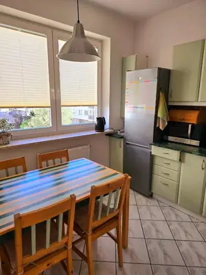 Kuchnia lub aneks kuchenny w obiekcie Apartament Przy Metrze i Przy Lesie