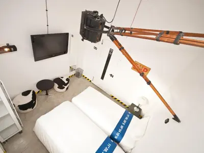 Telewizja i/lub zestaw kina domowego w obiekcie Loft Lot Pszczoły