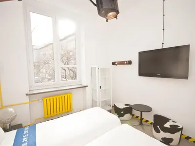 Telewizja i/lub zestaw kina domowego w obiekcie Loft Lot Pszczoły