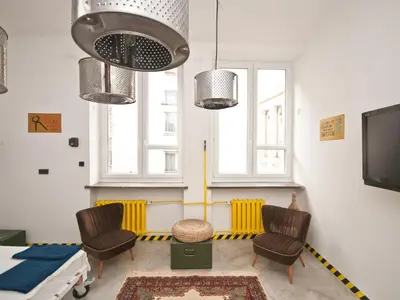 Telewizja i/lub zestaw kina domowego w obiekcie Loft Lot Pszczoły
