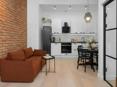 Kuchnia lub aneks kuchenny w obiekcie oompH Warsaw Central 2 Bedroom Apartment