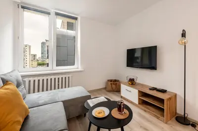 Telewizja i/lub zestaw kina domowego w obiekcie ShortStayPoland Sienna (B62)