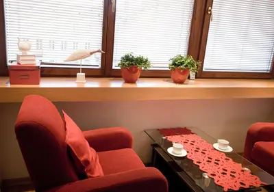 Część wypoczynkowa w obiekcie Warsawrent Hit Apartments