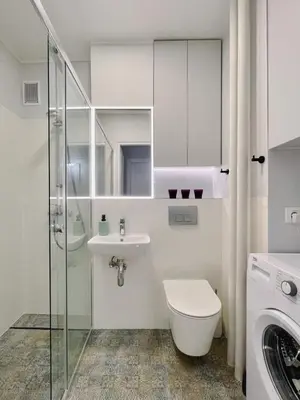 Łazienka w obiekcie Apartament przy Atrium, stacja metra Rondo ONZ