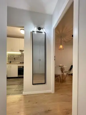 Kuchnia lub aneks kuchenny w obiekcie Apartament przy Atrium, stacja metra Rondo ONZ