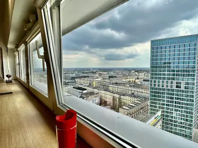 Balkon lub taras w obiekcie TOP metro x2 fast WiFi 400 Mbs 70’TV Netflix HBO Max AppleTV+ Disney+